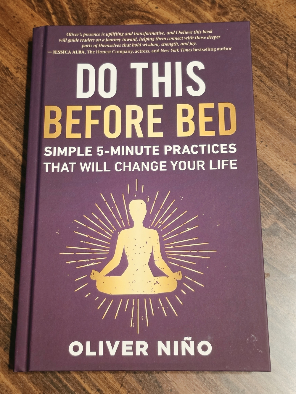 Do This Before Bed - Purple and Gold Hardcover